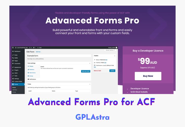 Advanced Forms Pro for ACF Free Download