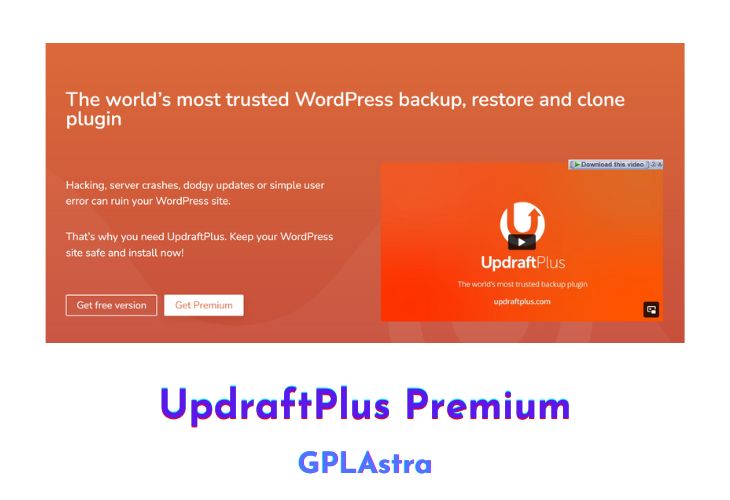 UpdraftPlus Premium Free Download